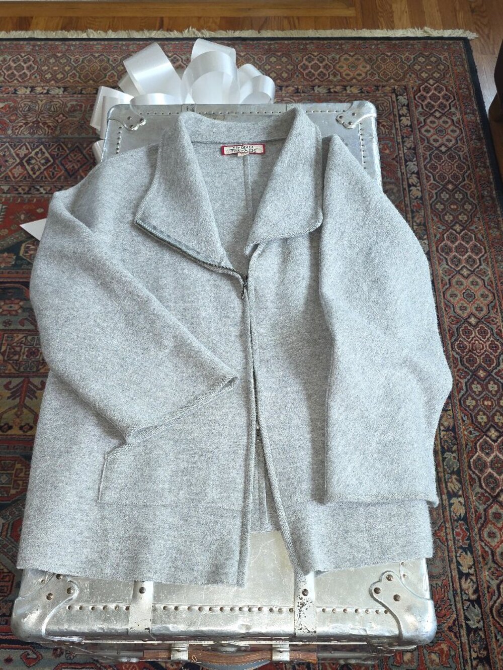 Beyond Threads Corina Felted Alpaca Jacket with Two Way Zipper
